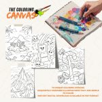 The Coloring Canvas Float Away with Candy Islands