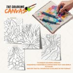 The Coloring Canvas Glittering Lava Lakes Coloring Book