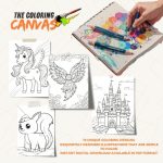 The Coloring Canvas Pixel Unicorns