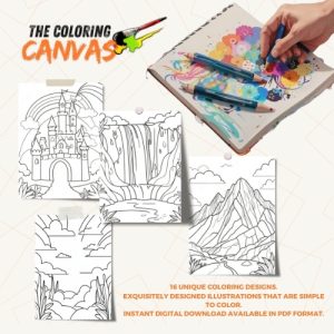 Whimsical Skies Coloring Book