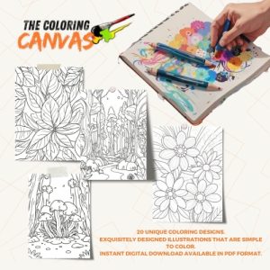 The Coloring Canvas   Explore Alien Rainforests