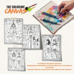 The Coloring Canvas Ancient Egyptian Symbols Coloring Book