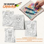 The Coloring Canvas   Animal Spirits Coloring Book