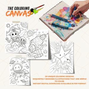 Astral Pirates Coloring Book