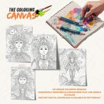 The Coloring Canvas Celestial Creatures