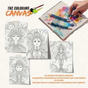 The Coloring Canvas   Celestial Creatures