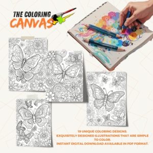 Butterfly Dreams Coloring Book