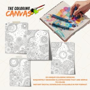 Celestial Gardens Coloring Book