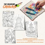 The Coloring Canvas   Crystal Gardens Coloring Book