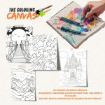 The Coloring Canvas   Dreamy Skies Coloring Book