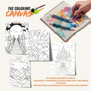 Dreamy Skies Coloring Book