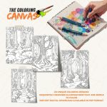 The Coloring Canvas   Woods Coloring Book