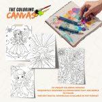 The Coloring Canvas   Fairy Dust Snowstorms