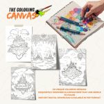 The Coloring Canvas   Floating Islands Coloring Book