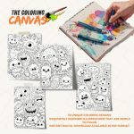 The Coloring Canvas Coloring Book Funky Monsters