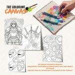 The Coloring Canvas Gummy Bear Warriors Coloring Book