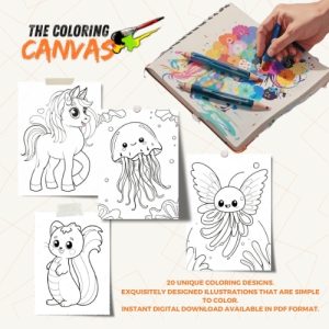 The Coloring Canvas   Jelly Unicorns