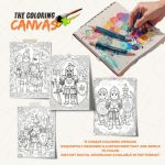 The Coloring Canvas Knights Medieval Characters Coloring Book