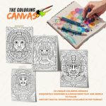 The Coloring Canvas Mayan Mythology Coloring Book