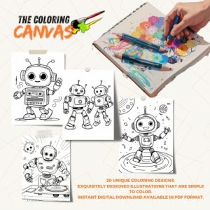 RoboCuties Coloring Book