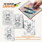 The Coloring Canvas Steampunk Characters Coloring Book