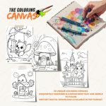 The Coloring Canvas   Kawaii Houses Coloring Book